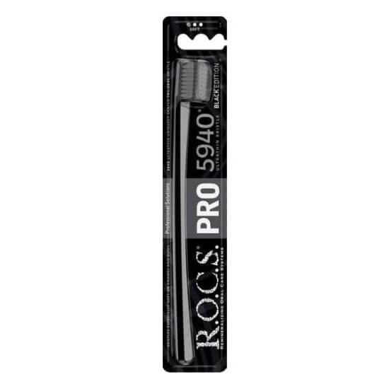 Rocs Pro 5940 Ultra Soft Diş Fırçası - Siyah - 1