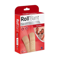 Roll Bant Tekstil Yara Bandı 20'li