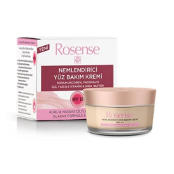 Rosense Nemlendirici Yüz Bakım Kremi 50 ML Kuru Hassas Cilt - Rosense