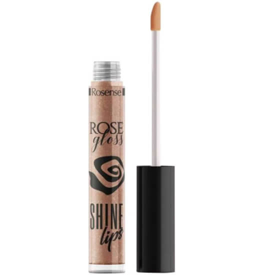 Rosense Rose Gloss dudak parlatıcısı 4 ml gül özlü, parlaklık veren, nemlendirici lip gloss şişe ve aplikatör- 1