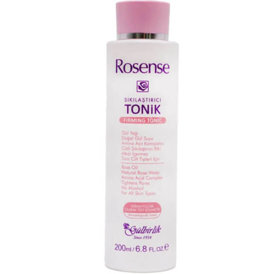 Rosense Sıkılaştırıcı Tonik 200 ml E vitamini amino asit kompleksi doğal gül suyu içerir alkol içermez tüm cilt tipleri- 1