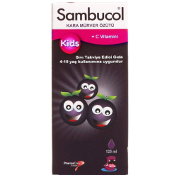 Sambucol - Sambucol Kids Kara Mürver Özütü 120 ML Sambucol - Sambucol Kids Kara Mürver Özütü 120 ML