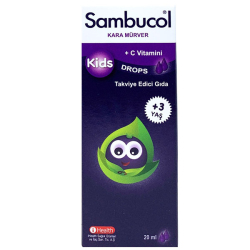 Sambucol - Sambucol Kids Drops 20 ml Çocuklar İçin Takviye Edici Gıda Sambucol - Sambucol Kids Drops 20 ml Çocuklar İçin Takviye Edici Gıda