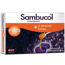 Sambucol - Sambucol Plus Kara Mürver Ekstresi 20 Pastil Sambucol - Sambucol Plus Kara Mürver Ekstresi 20 Pastil