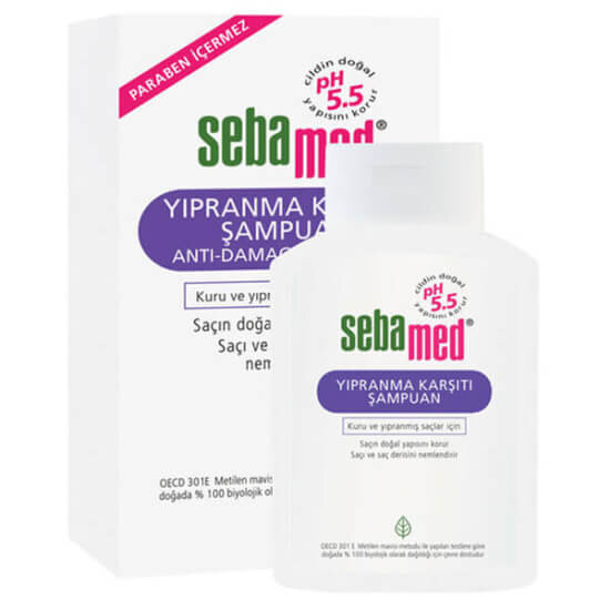 Sebamed Yıpranma Karşıtı Şampuan 400 ml kuru boyalı yıpranmış saçlar için hidrolize süt proteini nazik temizlik- 1
