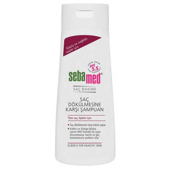Sebamed Anti Hair Loss Shampoo 400 ml dökülme karşıtı şampuan kafein ve ginkgo biloba içerikli sabunsuz alkalisiz- 1