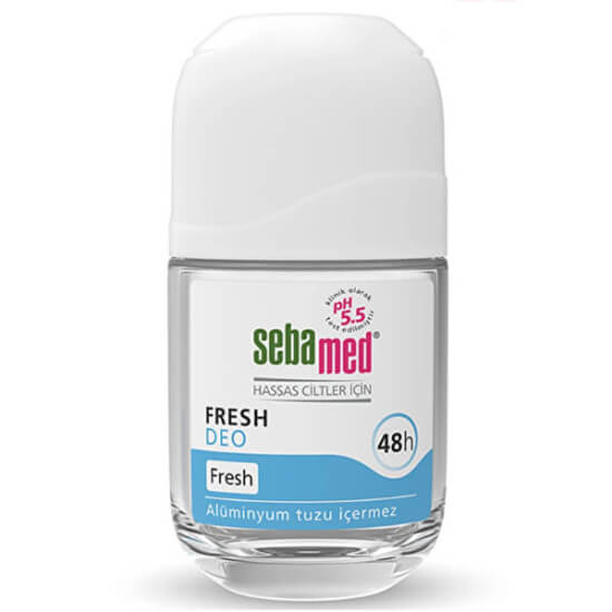 Sebamed Deo Roll-On Fresh 50 ml ferahlatıcı roll-on deodorant, tüm ciltlere uygun, pH 5,5, ter kokusu karşıtı- 1
