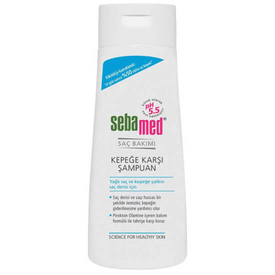 Sebamed Anti-Dandruff kepek karşıtı şampuan 400 ml pH 5.5 kepekli saçları kurutmadan temizler yağ dengesini destekler- 1