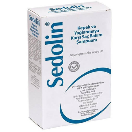 Sedolin Şampuan 150 ml kepek ve yağlanma karşıtı, yağlı saçlar için, salisilik asit ve %2 E vitamini, pH 5.5- 1