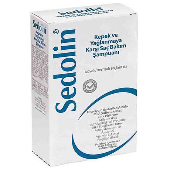 Sedolin Şampuan 300 ml kepek ve yağlanma karşıtı yağlı saçlar için salisilik asit ve %2 E vitamini pH 5,5- 1
