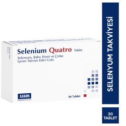 Assos Pharma - Selenium Quatro 30 Tablet Assos Pharma - Selenium Quatro 30 Tablet