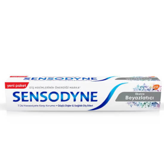 Sensodyne Beyazlatıcı diş macunu 50 ml hassas dişler için beyazlatıcı etki gün boyu koruma diş macunu tüpü- 1