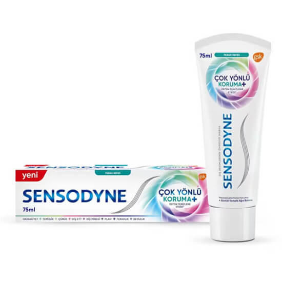 Sensodyne Çok Yönlü Koruma Ferah Nefes diş macunu 75 ml komple ağız bakımı hassasiyete karşı koruma ferah nefes- 1