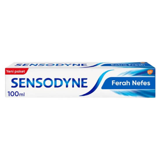 Sensodyne Ferah Nefes diş macunu 100 ml hassasiyete karşı destek florürlü plak birikimi karşıtı leke giderici- 1