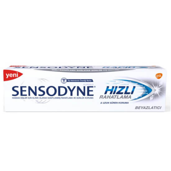  Sensodyne Diş Macunu Hızlı Rahatlama Beyazlatıcı 75 ml - 1