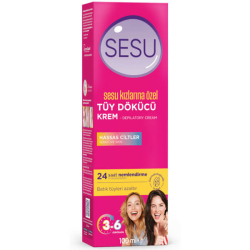 Sesu Tüy Dökücü Krem Tüm Ciltler Himalaya Tuzu 100 ml - Sesu