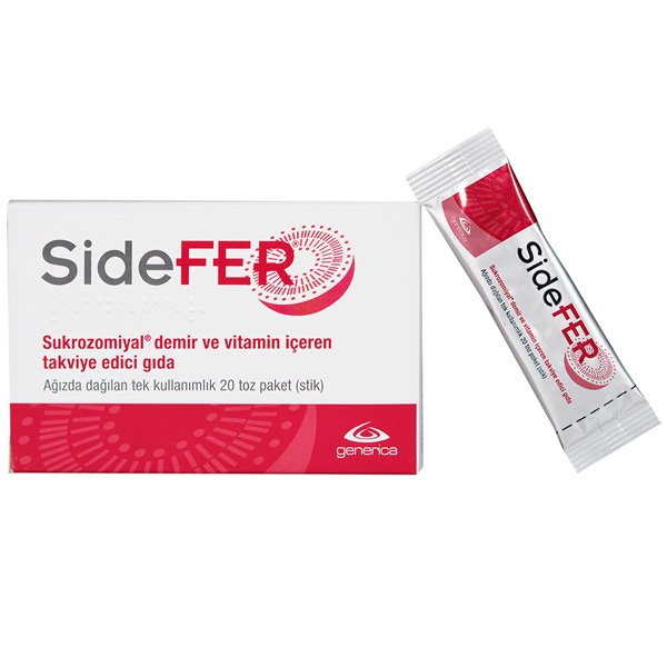 Sidefer Toz 20 Paket (Stick) Vitamin Takviyesi