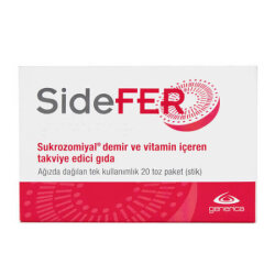 Sidefer Toz 20 Paket (Stick) Vitamin Takviyesi - Sidefer