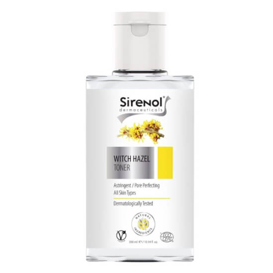 Sirenol Natural cadı fındığı tonik 300 ml şişe, %100 doğal witch hazel içerikli gözenek temizleyici cilt sıkılaştırıcı- 1