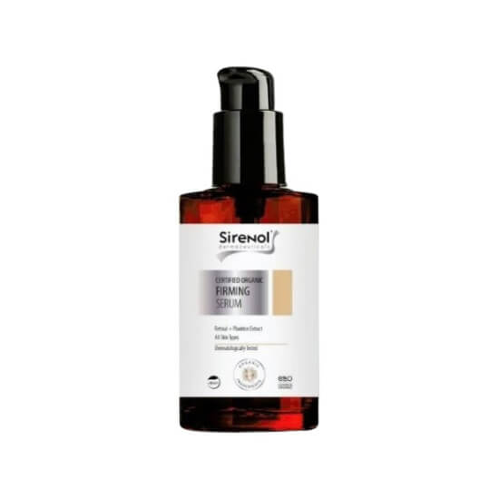 Sirenol Organik Firming Serum 30 ml niacinamide lavanta yağı ve organik cadı fındığı içeren cilt serumu şişesi- 1