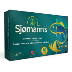 Sjomann S Omega 3 ve Vitamin D3 İçeren 30 Adet Çiğnenebilir Jel Tablet - Sjomann s