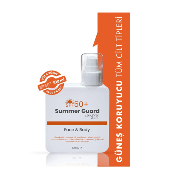  Skins Derm Summer Guard Face & Body Güneş Kremi SPF50+ 100 ml - 1