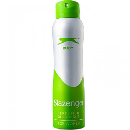 Slazenger Women Deodorant Yeşil 150 ml kadın deodorant sprey yeşil ambalaj ferahlatıcı günlük kullanım vücut kokusu- 1