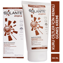 Solante - Solante Atopica Spf 50 150 ML Renkli Güneş Kremi Solante - Solante Atopica Spf 50 150 ML Renkli Güneş Kremi