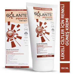 Solante - Solante Pigmenta Tinted Spf 50 150 ML Renkli Güneş Kremi Solante - Solante Pigmenta Tinted Spf 50 150 ML Renkli Güneş Kremi