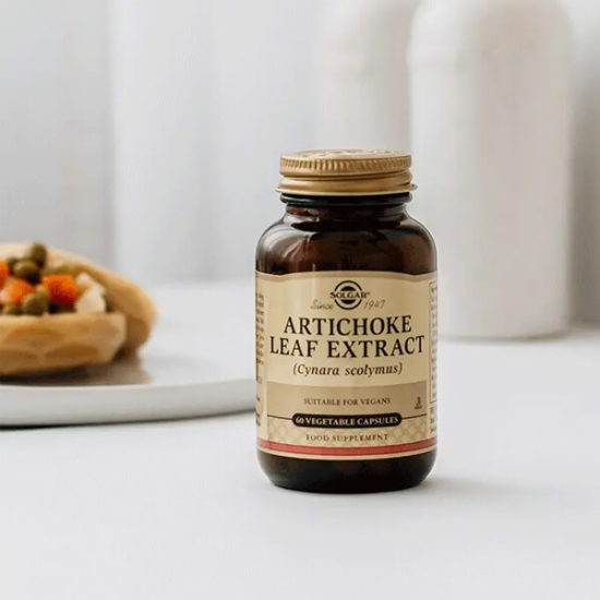 Solgar Artichoke Leaf Extract 60 kapsül 300 mg enginar yaprak ekstresi 4:1 vegan şeker tuz glütensiz takviye- 2