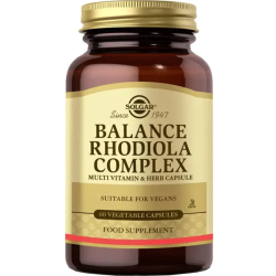 Solgar - Solgar Balance Rhodiola Complex 60 Kapsül Solgar - Solgar Balance Rhodiola Complex 60 Kapsül