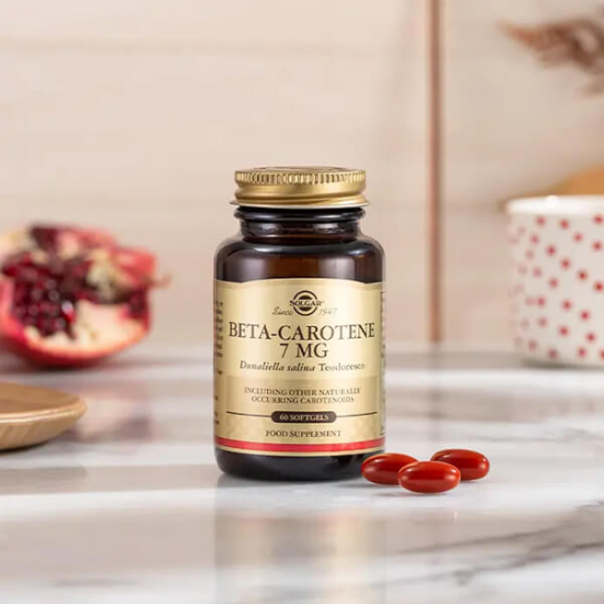 Solgar Beta Carotene 7 mg 60 softjel beta karoten alfa karoten lutein zeaksantin kriptoksantin doğal karotenoid- 2