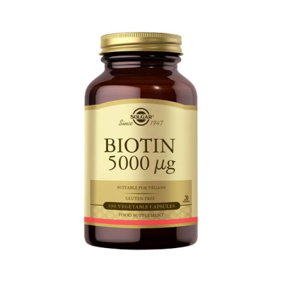  Solgar Biotin 5000 mcg 100 Vegetable Kapsül - 1
