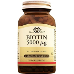 Solgar - Solgar Biotin 5000 Mcg 50 Kapsül Solgar - Solgar Biotin 5000 Mcg 50 Kapsül