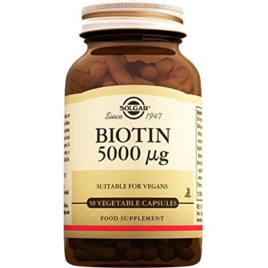 Solgar Biotin 5000 Mcg 50 Kapsül - 1