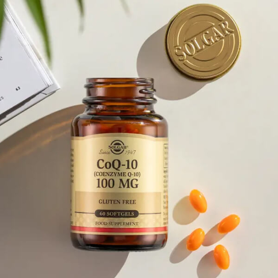 Solgar Coenzyme Q10 100 mg 60 yumuşak jel kapsül KanekaQ10 içeren takviye şeker tuz nişasta içermez- 2