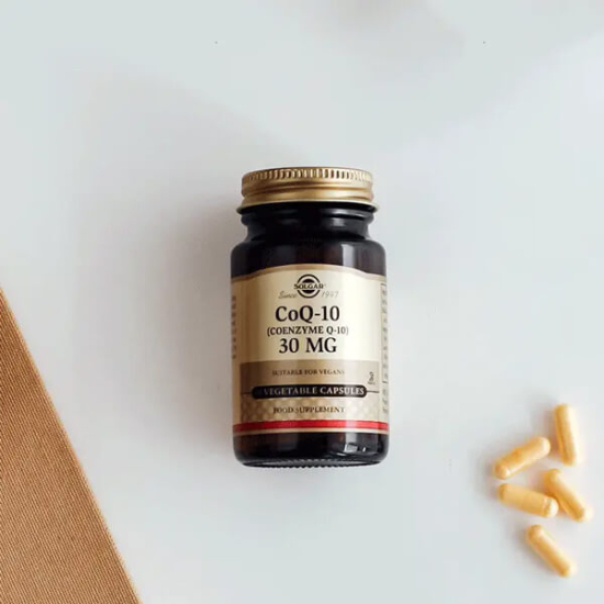 Solgar Coenzyme Q10 30 mg 30 vegan kapsül, Koenzim Q-10 ubikinon içerikli, gluten soya süt içermez takviye- 2