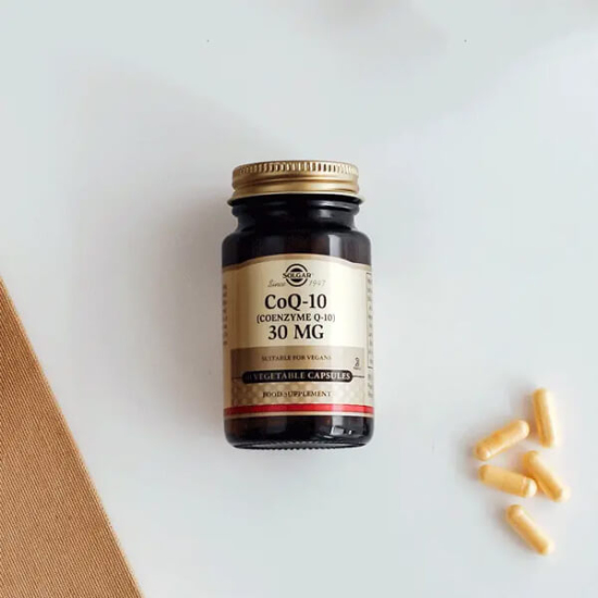 Solgar Coenzyme Q10 30 mg 60 bitkisel kapsül koenzim Q-10 ubikinon içeren vegan takviye glütensiz soya süt içermez- 2