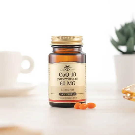Solgar Coenzyme Q10 60 mg 30 softgel koenzim Q-10 ubikinon 60 mg takviye, şeker nişasta içermez, soya içerir- 2