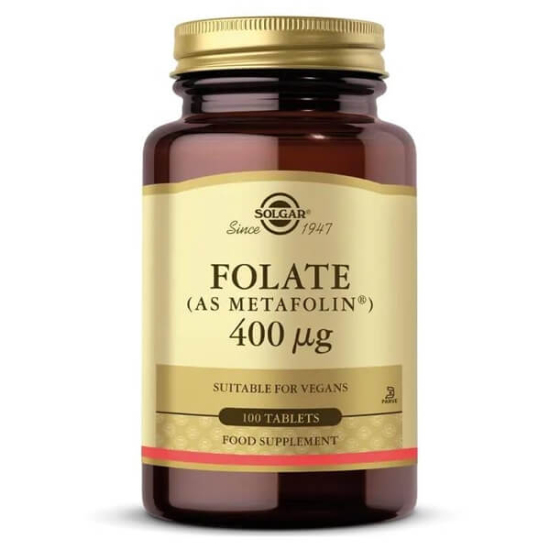  Solgar Folate 400 mcg 100 Tablet - 1