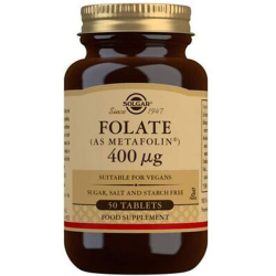 Solgar - Solgar Folate As Metafolin 400 Mg 50 Tablet Folik Asit Takviyesi Solgar - Solgar Folate As Metafolin 400 Mg 50 Tablet Folik Asit Takviyesi