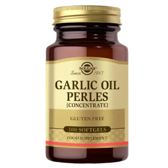 Solgar Garlic Oil 100 Softjel 100 kapsül sarımsak yağı konsantresi 1 mg 500 mg taze sarımsak eşdeğeri- 1