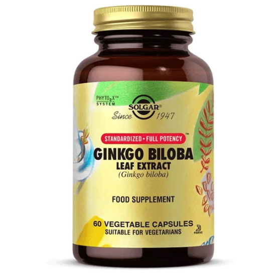  Solgar Ginkgo Biloba Leaf Extract 60 Kapsül - 1