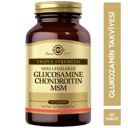 Solgar - Solgar Glucosamin Kondroitin Msm 60 Tablet Solgar - Solgar Glucosamin Kondroitin Msm 60 Tablet