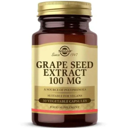Solgar - Solgar Grape Seed Extract 100 Mg 30 Tablet Solgar - Solgar Grape Seed Extract 100 Mg 30 Tablet
