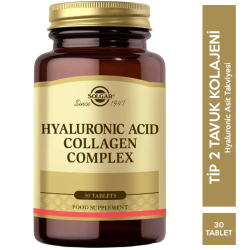 Solgar - Solgar Hyaluronic Acid Collagen Complex 30 Tablet Solgar - Solgar Hyaluronic Acid Collagen Complex 30 Tablet