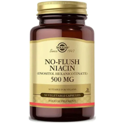 Solgar - Solgar No Flush Niacin 500 Mg 50 Kapsül Solgar - Solgar No Flush Niacin 500 Mg 50 Kapsül
