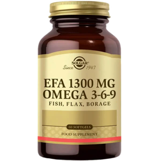 Solgar Omega 3-6-9 EFA 1300 mg 60 softjel balık yağı keten tohumu yağı hodan yağı omega 3 6 9 takviye- 1