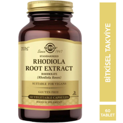 Solgar - Solgar Rhodiola Root Extract 60 Kapsül Solgar - Solgar Rhodiola Root Extract 60 Kapsül