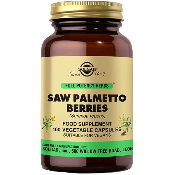 Solgar Saw Palmetto Berries 100 Kapsül Nar Ecza